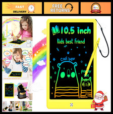 10.5" Colorful LCD Writing Tablet Doodle Board for Kids - Educational Drawing Pa