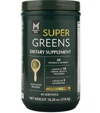 Member  s Mark Super Greens Powder Tropical Flavor, 18.28 oz, 48 Servings