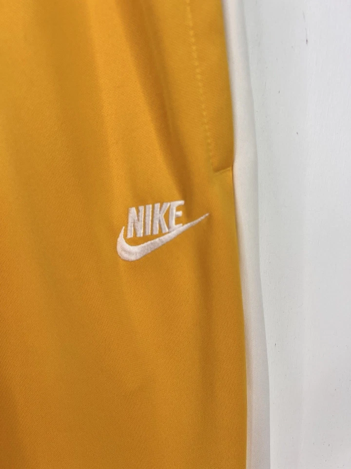 Nike Air Nsw Track Pants Loose Fit AR1831 739 Yellow White Men's XL Drawstring - Image 3 of 4