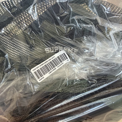 Supreme Western Embroidered Mesh Back 5-Panel Woodland Camo New Order Confirmed - Picture 2 of 3