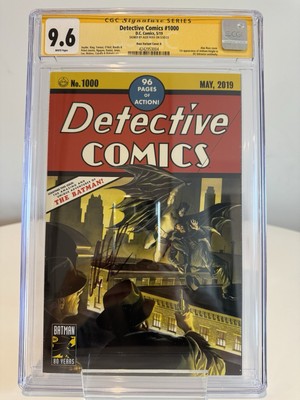 DETECTIVE COMICS #1000 ALEX ROSS VARIANT CGC 9.6 SIGNED DC