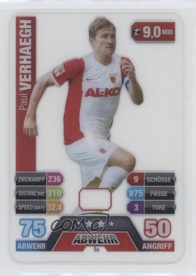 2014-15 Topps Match Attax Bundesliga Kapitan Paul Verhaegh #5a y0i