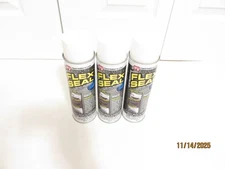 3-14 Oz. Cans Of Flex Seal White Rubber Spray Sealant  FSWHTR20