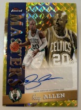 2025-26 Topps Finest Ray Allen Masters Gold Geometric Auto /35 Celtics