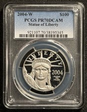 2006-W $25 Statue of Liberty, DCAM (Proof) Platinum Eagles - PCGS