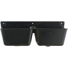 Mineral Feeder for Small Animals, 2-Compartment of 1-3/4-Quart, Black