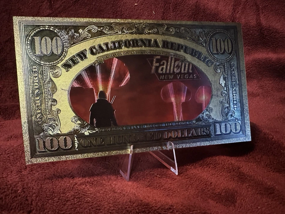 Fallout New Vegas NCR $100 Bill Prop – New California Republic Replica Note RARE - Image 2 of 2