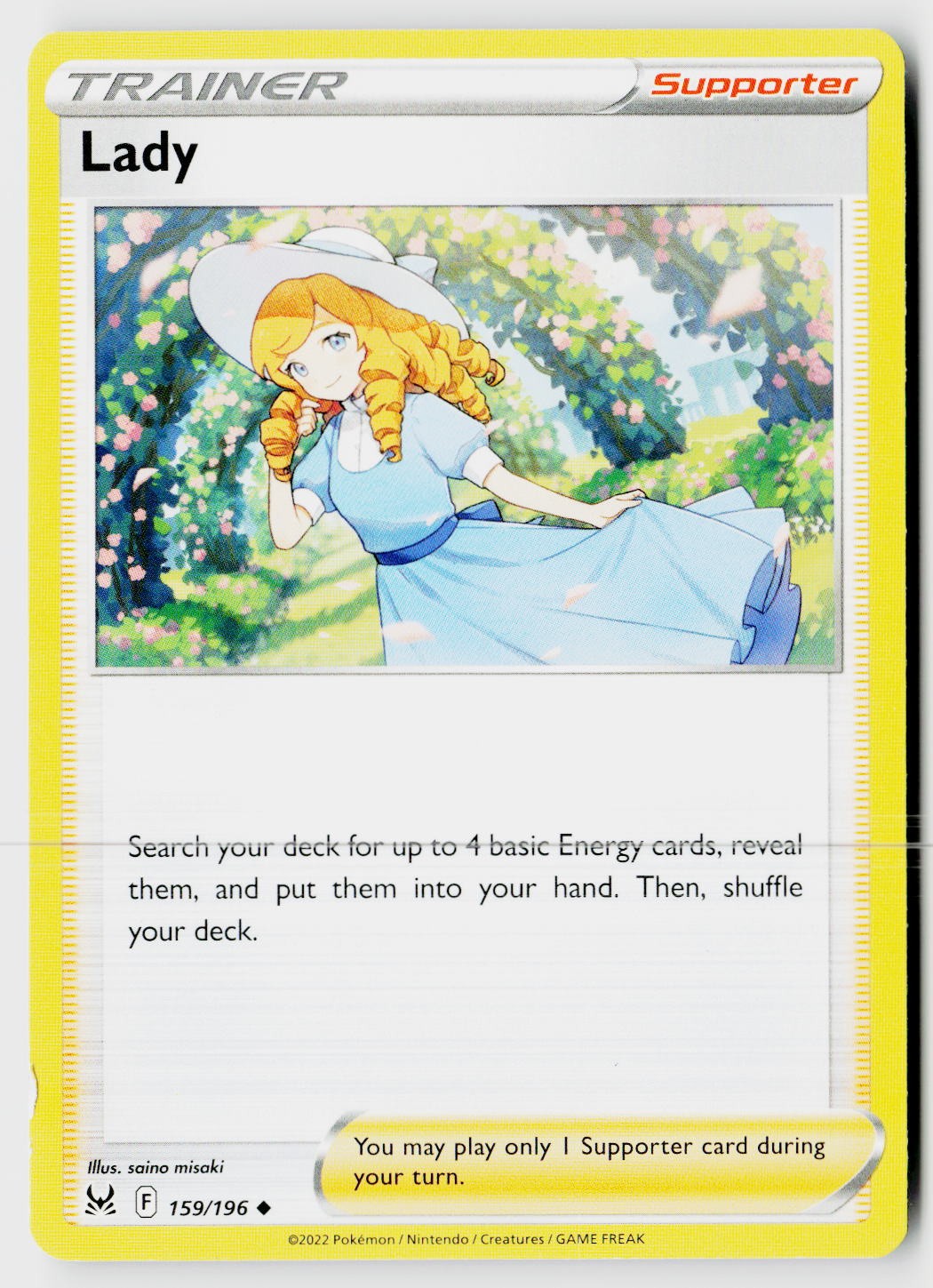 Lady 159/196 Uncommon Lost Origin Pokemon Near Mint