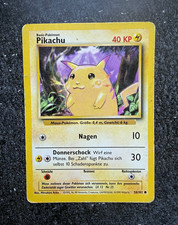 Pokemon TCG Karte Pikachu 58/102 Common Basis...