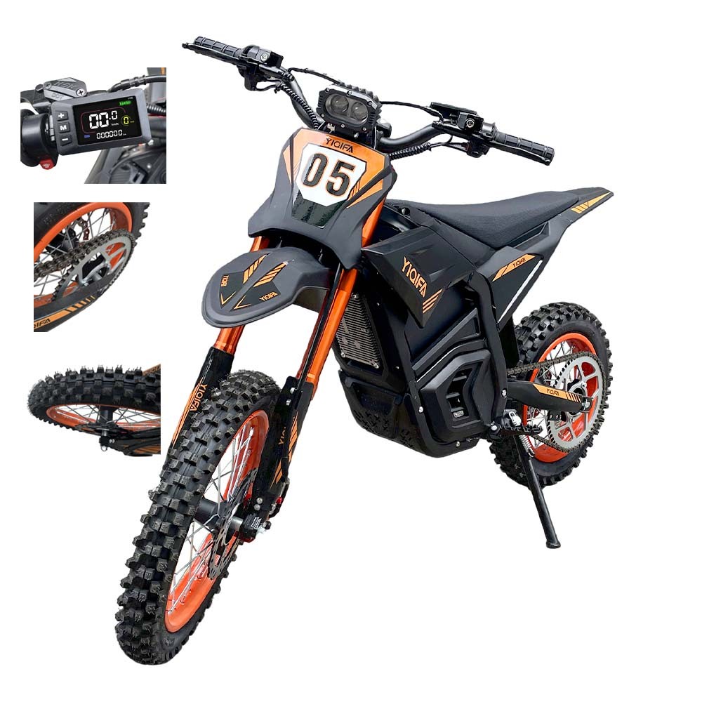 3000W Mountain Motor Bicycle Motorcycles Electric Off Road 48V 21AH 35MPH Adult