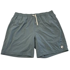 Vuori Kore Shorts 7” Lined Mens Size XXL Light Deep Sea Boxer Brief Liner V302