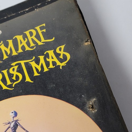 VHS The Nightmare Before Christmas Tim Burton Jack Pumpkin King Clamshell Case - Picture 4 of 9
