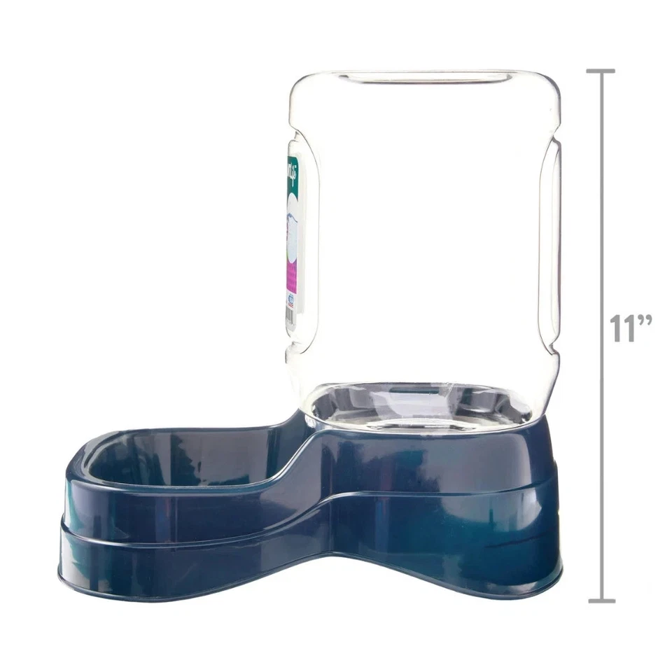 1.2 Gal Pet Dog Cat Waterer Automatic Dispenser Drink Water Gravity Large Bowl - Image 4 of 4