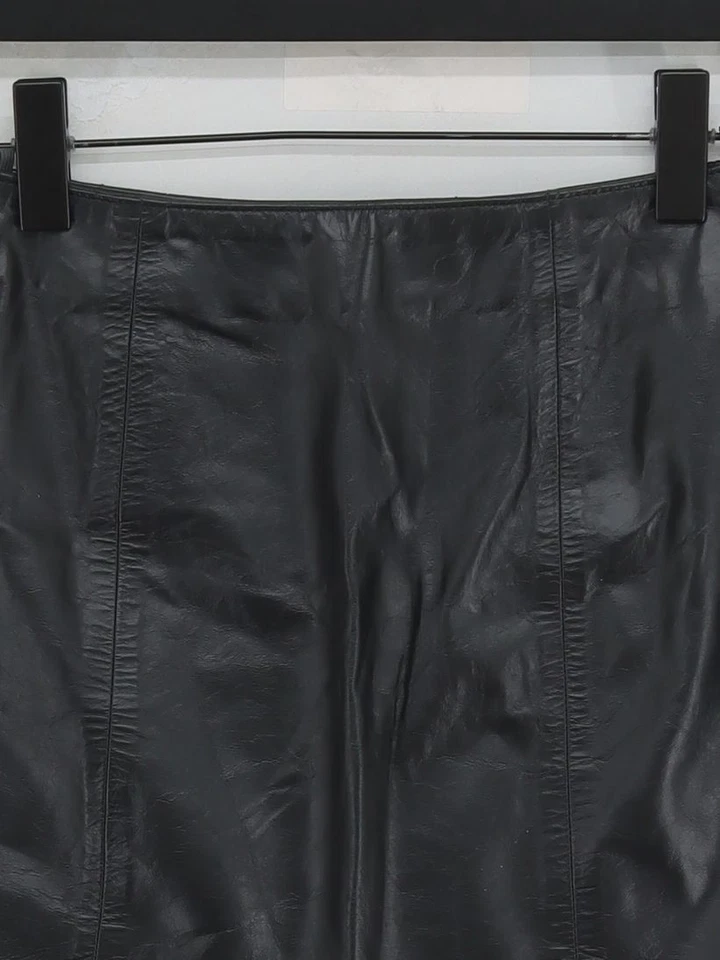 United Colors Of Benetton Women's Midi Skirt UK 12 Black 100% Viscose A-Line - Image 3 of 4