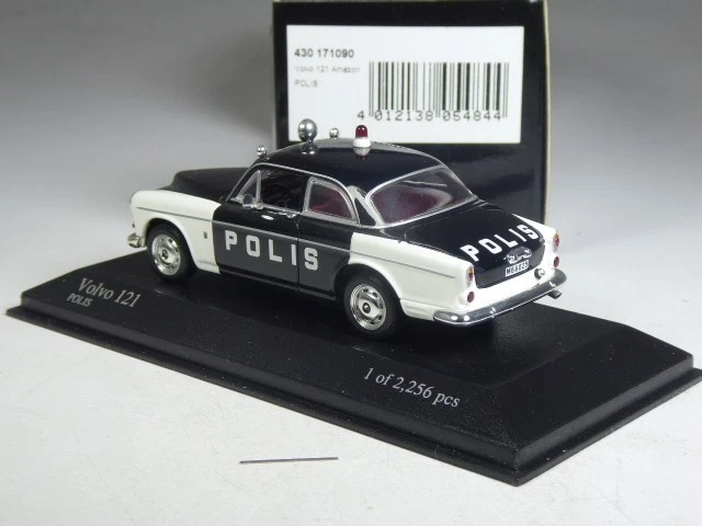 (YG-32) Minichamps 430171090 Volvo 121 Amazon Polis in 1:43 in OVP, Antenne lose - Bild 2 von 2