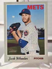 2019 Topps Heritage Zach Wheeler Mini/100 #300
