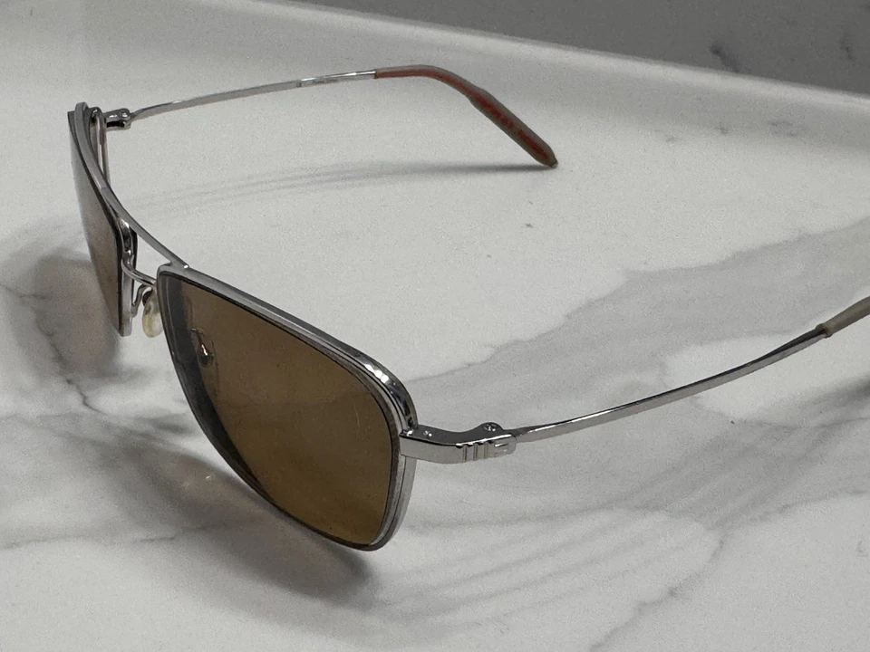 Óculos de sol Mosley Tribes Aviatrix S estilo aviador polarizado prata - apenas armação - Imagem 2 de 4