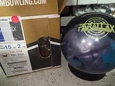 [E086] New NIB Storm Parallax Bowling Ball | 1st Quality 15lb