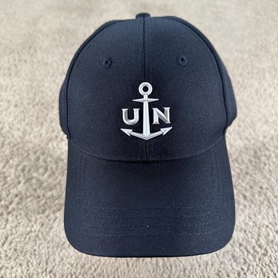 Ulysse Nardin Hat Cap Strap Back Mens One Size Blue Anchor Logo Nautical Watch