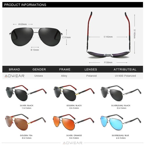Sonnenbrille Herren Spiegel Pilotenbrille Luftfahrt Damen Polarisiert UV400 HD - Bild 5 von 18