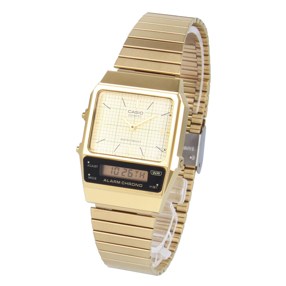 【限定特価】CASIO カシオ AQ-800EG-9A アナデジウォッチ Casio STANDARD AQ-800EG-9A AQ-800EG AQ-800 Men Women Unisex