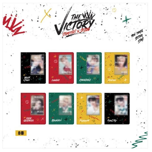 STRAY KIDS X SKZOO POP-UP STORE THE VICTORY OFFICIAL MD PHOTO CARD BINDER BOOK