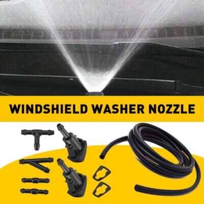 Windshield Washer Nozzles & Hose Kit For Dodge Chrysler Jeep Ram Trucks - View #8