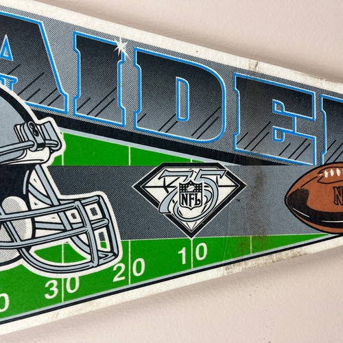 Oakland Las Vegas Raiders Pennant NFL 75 Years Felt Officially Licensed Wincraft - Picture 6 of 17