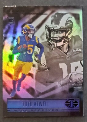 2021 Panini Illusions #78 Tutu Atwell RC RAMS Rookie football card NM/MT