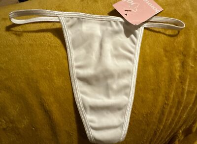 Val Bonne String Diamanté Thongs Sz 8/10 (191)