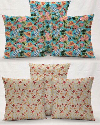 Beach Seaside Pillowcase / Pillow Cover (Many Sizes) (2 Patterns Available)