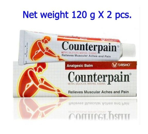 120 g x 2 - Counterpain Balsamo analgesico per massaggio ai dolori...