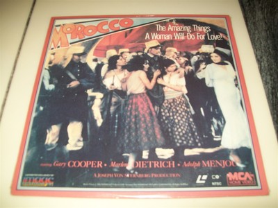 MOROCCO Laserdisc BRAND NEW SEALED VERY RARE MARLENE DIETRICH GARY COOPER STAR