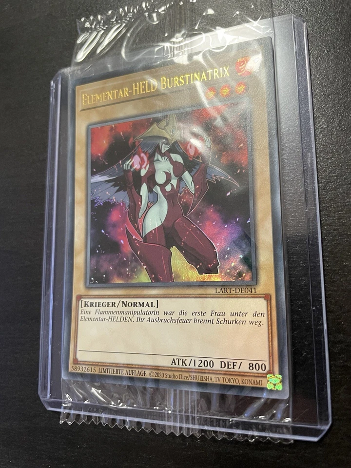 Yu-Gi-Oh! Elementar-HELD Burstinatrix LART OVP Ultra Rare Near Mint Limitiert - Bild 2 von 4