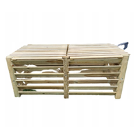 Holzkomposter 1600L Gartenkomposter Komposter Holz Hochbeet KompostbehäLter