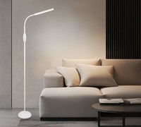 Beistellleuchte Stehlampe Standleuchte Verstellbar Weiß Led Cct Touch Dimmbar