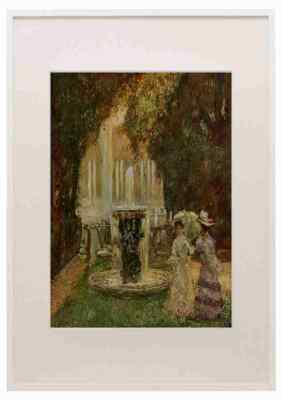 La Touche Gaston 1854 1913 The Studio 1908 Les Grandes Eaux a Versailles A3 A4