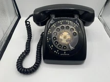 Vintage Automatic Electric Black Rotary Dial Desk Telephone NC802000