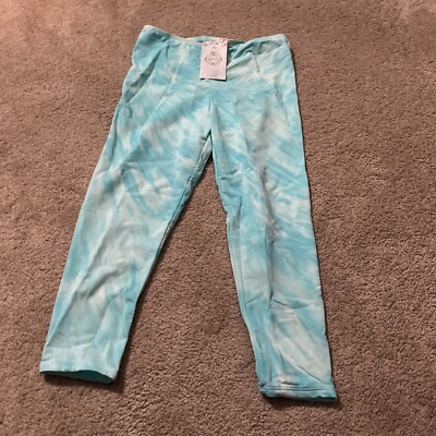 ANGELA FROST NWT Girls Flutter by Leggings Blue Pants Size 14