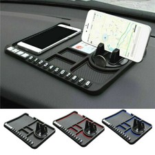 Car Dashboard Anti-Slip Rubber Mat Mount Phone Holder Pad Stand Non Slip Truck A