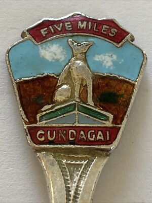 Five Miles Gundagai Australia Vintage Souvenir Spoon Collectible