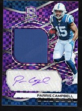 2019 Panini Spectra PARRIS CAMPBELL RJA Jersey Auto /35 Rookie RC #215