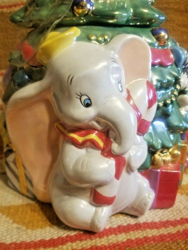 🔥 RARE SWEET DISNEY MICKEY & FRIENDS CHRISTMAS TREE COOKIE JAR LIMITED EDITION - Picture 6 of 11