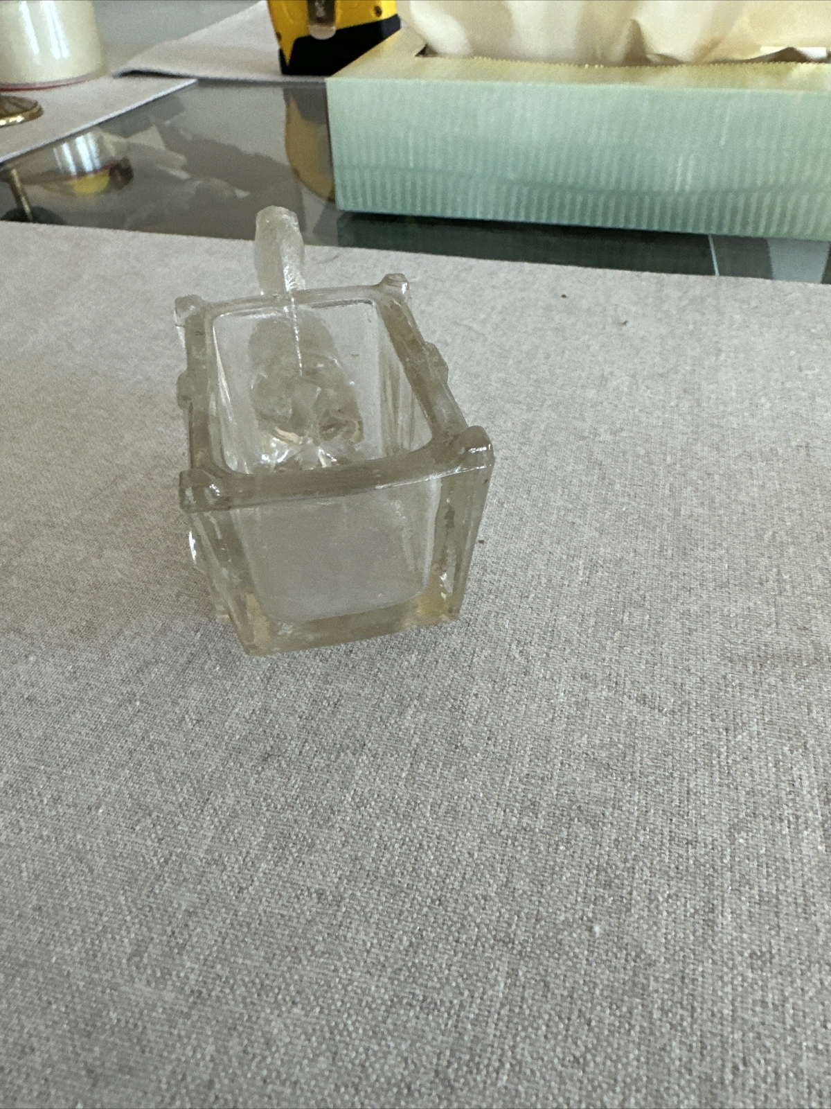 Vintage Large Glass Candy Dish Horse and Cart eBay