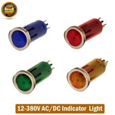 Universal Warning Pilot Light Lamp Dash Panel Warning Light Lamp 12-380V