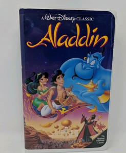 Walt Disney Aladdin Vhs Black Diamond Classic Home Video Original Animated Ebay