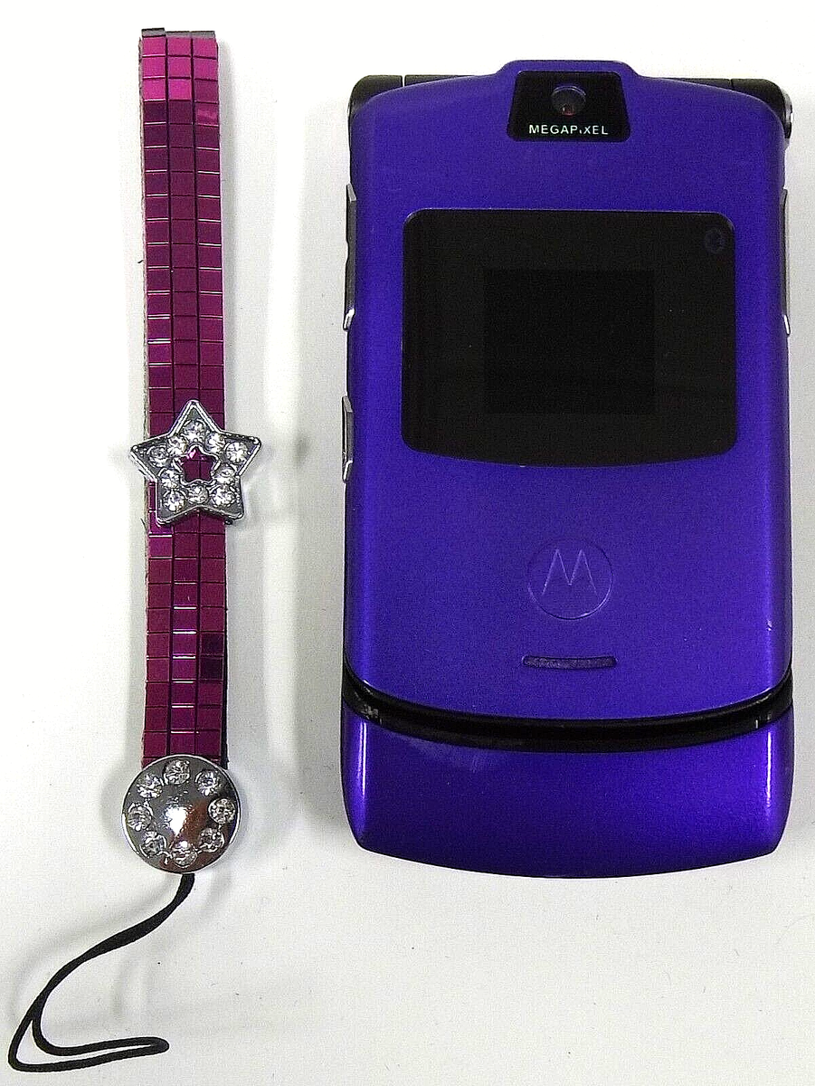 Motorola RAZR V3 - Purple ( Unlocked ) Very Rare International