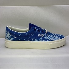 Vans Era Solar Floral Blue Checkerboard Sneakers Women  s Size 7