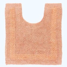 100% Cotton Luxury Reversible Pedestal Mat 50x55cm - Thick, Soft, Non-Slip Mat