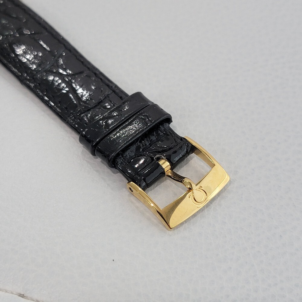 Mens Omega Tresor Ref 2684 36mm 14k Gold Manual Wind Dress Watch 1950s